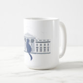 House Cat USA White House Cat Lady Kaffee Tasse (VorderseiteRechts)