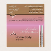 House Church Visitenkarten (Außenseite Aufgefaltet)