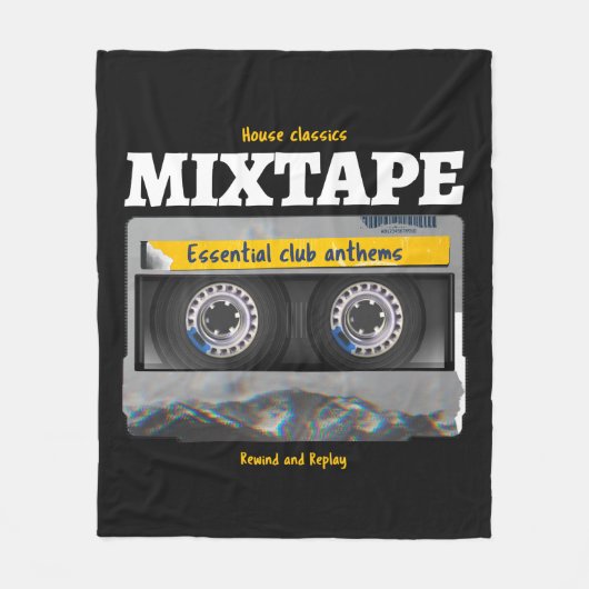 House Classics Mixtape Club Anthems Fleecedecke (Vorderseite)