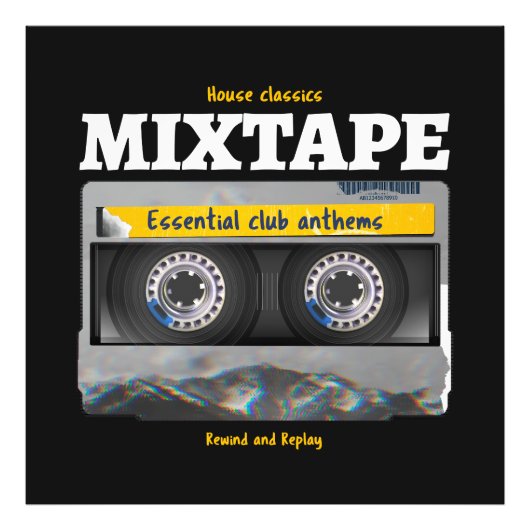 House Classics Mixtape Club Anthems Fotodruck (Vorne)