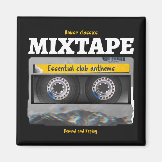House Classics Mixtape Club Anthems Magnet (Vorne)
