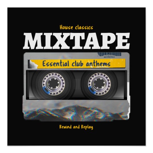 House Classics Mixtape Club Anthems Poster (Vorderseite)