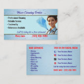 House Cleaning Business Cards Visitenkarte (Vorne/Hinten)