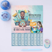 House cleaning Maid Service Flyer Tear Off Strips (Einzeln)