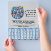 House cleaning Maid Service Flyer Tear Off Strips (Hand)