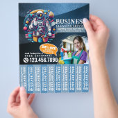 House cleaning Maid Service Flyer Tear Off Strips (Hand)