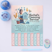 House cleaning Maid Service Flyer Tear Off Strips (Einzeln)