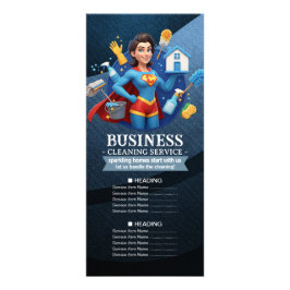 House Cleaning Maid Service Housekeeping Price Werbekarte