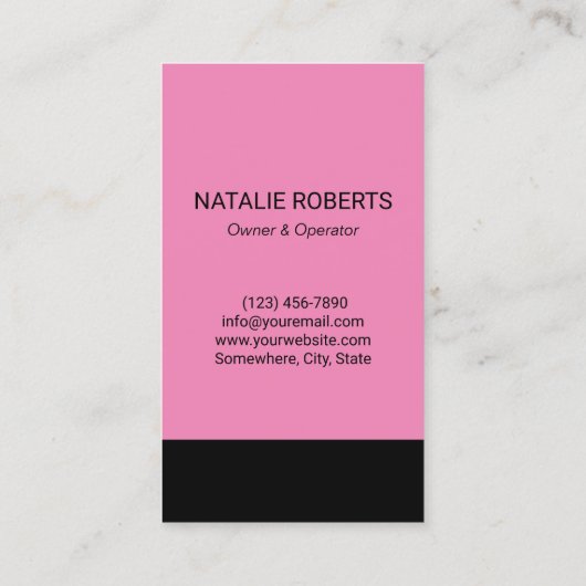 House Cleaning Service Retro Floral Vacuum Cleaner Visitenkarte (Rückseite)