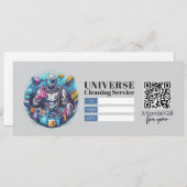 House Cleaning Services Gift Certificate Voucher Einladung (Vorne/Hinten)