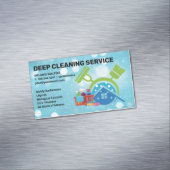 House Cleaning Services | Maid Cleaners Magnetische Visitenkarte (Beispiel)