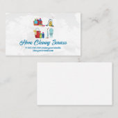 House Cleaning Supplies and Services Visitenkarte (Vorne/Hinten)