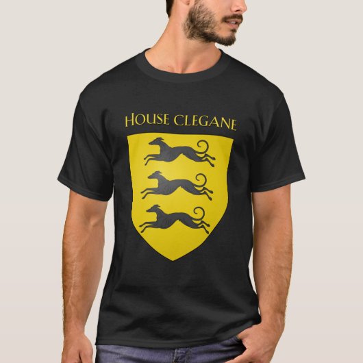 House Clegane Coat Arms Heraldry Sigil T-Shirt (Vorderseite)