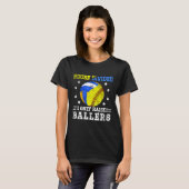 House Divided I Only Raise Llers Softll Volleyll D T-Shirt (Vorne ganz)