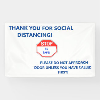 House Door Sign behalte unerwünschte Besucher weg Banner