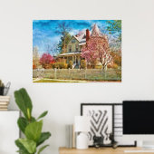 House - Ein Viktorianischer Frühling Poster (Heimbüro)