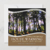 House Erwärmung Garden Party Einladung (Vorderseite)