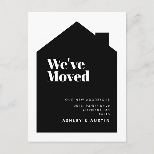 House Erwärmung Moderner Minimal haben wir neue Zu Postkarte (Vorderseite)