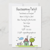 House Erwärmung Moving Party Einladung (Vorderseite)