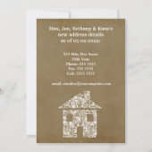 House Erwärmung Moving Party Einladung (Rückseite)