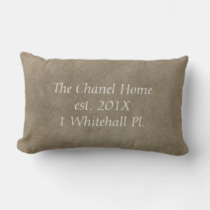 House Erwärmung Pillows - The Chanel Zuhause Lendenkissen