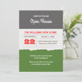 House Facade Open House Einladung (Stehend Vorderseite)