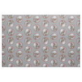House Finch im Winter Snow Original Foto Stoff (Fat Quarter (45,7 x 55,9 cm))