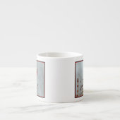 House Finch in Snow - Original Foto Espressotasse (Vorderseite)