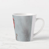 House Finch in Snow - Original Foto Milchtasse (Rechts)