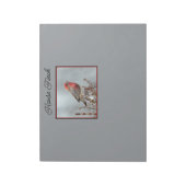 House Finch in Snow - Original Foto Notizblock (Rotiert)