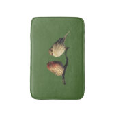 House Finch Lovebirds Bath Matts Badematte (Vorderseite Vertikal)