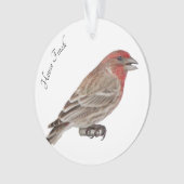 House Finch Ornament (Vorderseite)