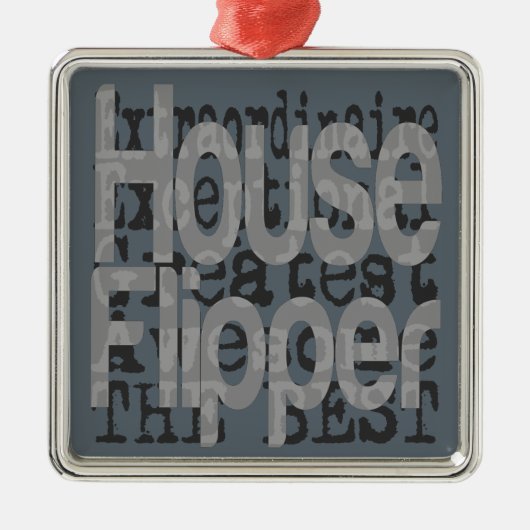 House Flipper Extraordinator Ornament Aus Metall (Vorne)