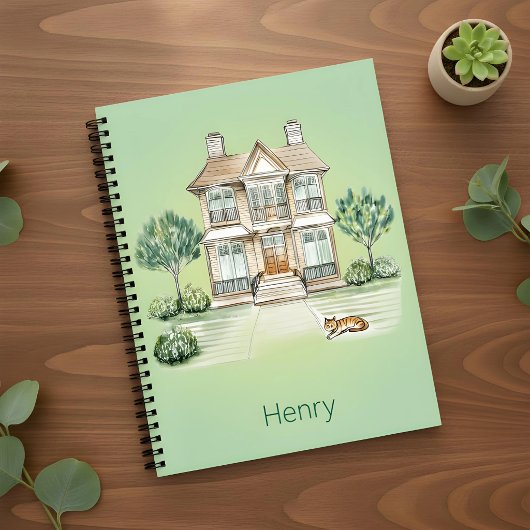 House & Garden Notebook – Elegant Illustration Notizblock