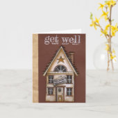 House Get Well Soon Card Karte (Gelbe Blume)