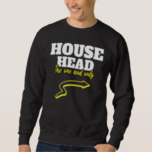 House Head Music Soulful Deep House Dj Sweatshirt