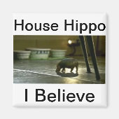 House Hippo Magnet (Vorne)