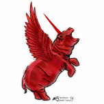 House HIppocorn Skulptur Hippo Unicorn<br><div class="desc">House HIppocorn Ornament Hanging Hippo Unicorn Pegasus</div>