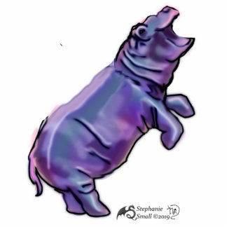 House HIppocorn Skulptur Hippo Unicorn Freistehende Fotoskulptur