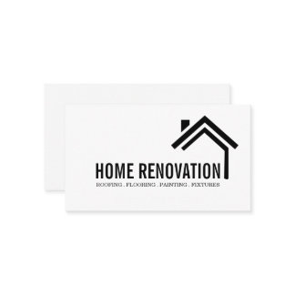 House Home Remodeling Renovation Construction Busi Visitenkarte