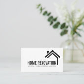 House Home Remodeling Renovation Construction Busi Visitenkarte (Stehend Vorderseite)