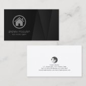 House Icon Real Anwesen Realty Property Visitenkarte (Vorne/Hinten)