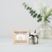 House Icon | Schlüssel Visitenkarte (Stehend Vorderseite)