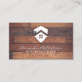 House Icon | Visitenkarte Holzkarten (Vorderseite)