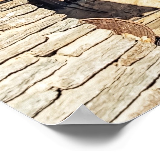 House in Nepal Poster (Ecke)