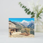 House in Nepal Postkarte (Stehend Vorderseite)