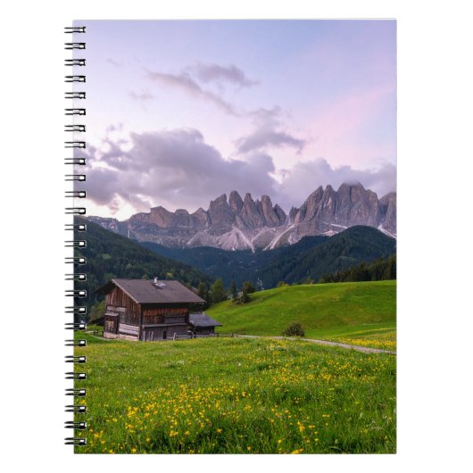 House in the mountains notizblock (Vorderseite)