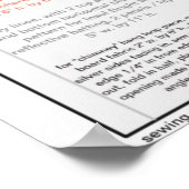 House Kitchen Potholder Nähmuster herunterladen Poster (Ecke)