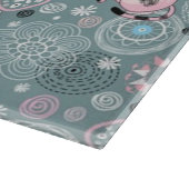House Kitty Pattern Schneidebrett (Ecke)