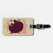 House Lannister - Hören Sie mich Roar Gepäckanhänger (Vorderseite horizontal)